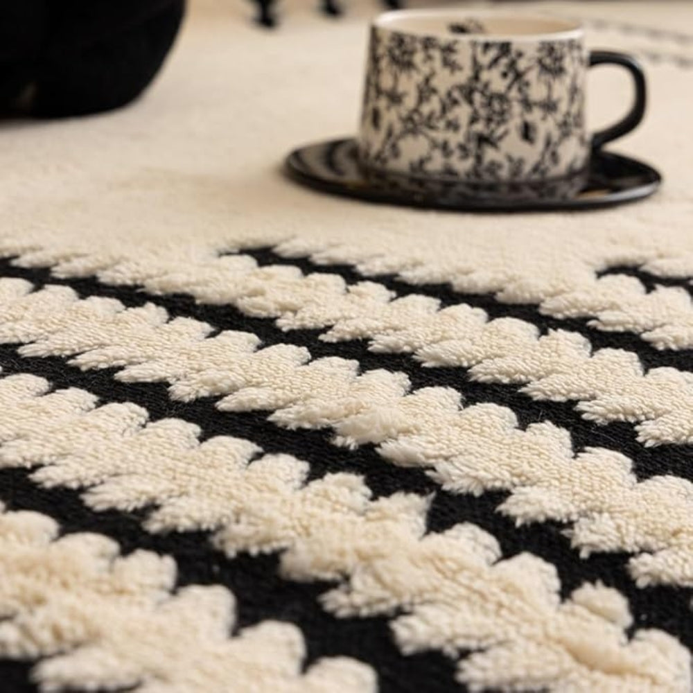 Plush Tufted Couch Cover - Textured Surface, Cozy Sofa Throw
