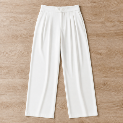 VelaCurve – High-Waist Wide-Leg Plus Size Pants with Wrinkle-Free Stretch | ribuella