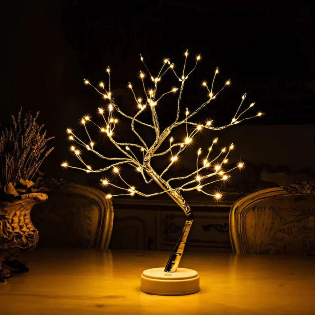 Aurelle Sculptural Geometric Table Lamp With 108 Integrated LEDs