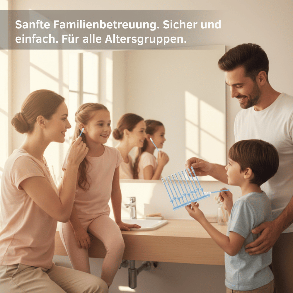 Wiederverwendbares Werkzeug zur Ohrreinigung mit haftender Spitze | ribuella