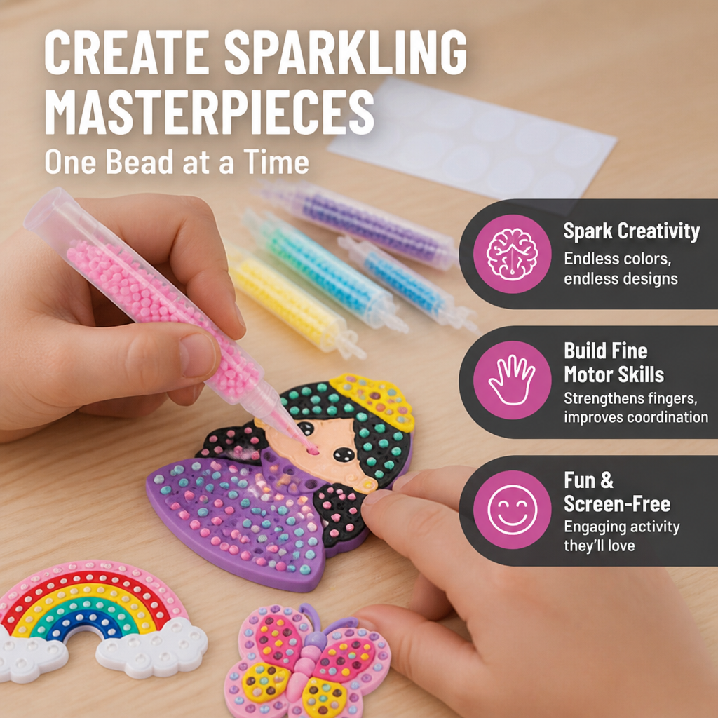 SparkPearl | Ξεκλειδώστε την αυτοπεποίθηση και τη δημιουργικότητα του παιδιού σας με κάθε φωτεινή χάντρα | ribuella