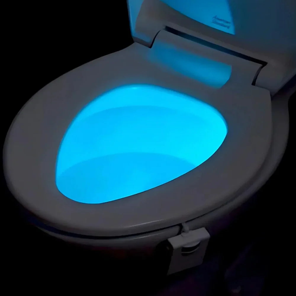 Smart LED-natlampe med bevægelsesaktivering, automatisk toiletsensor og belysning