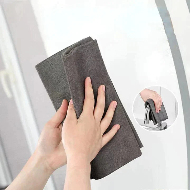 Set of 5 Scratch-Free Microfiber Cloths for Cleaning Surfaces | ribuella