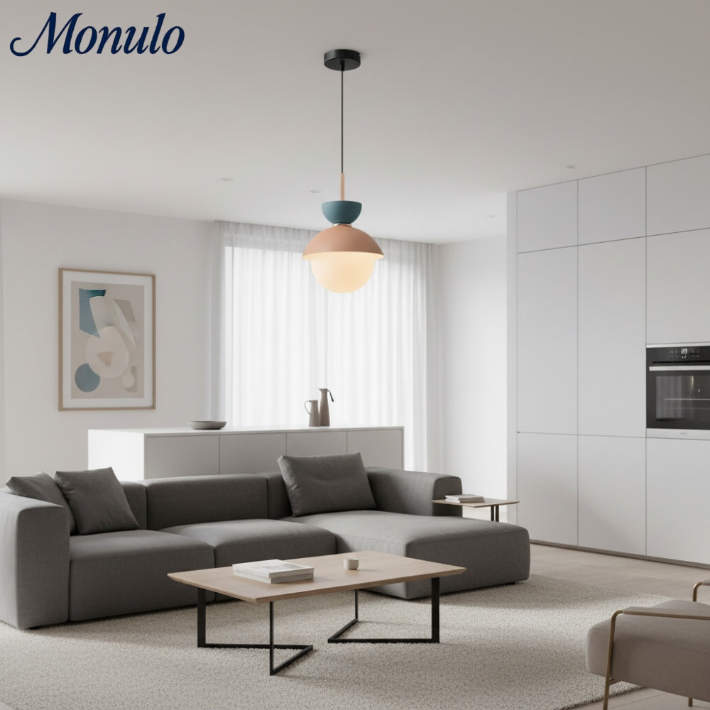 Frovela Minimalist Nordic Macaron Pendant Lamp — Rounded Form And Clean Surfaces