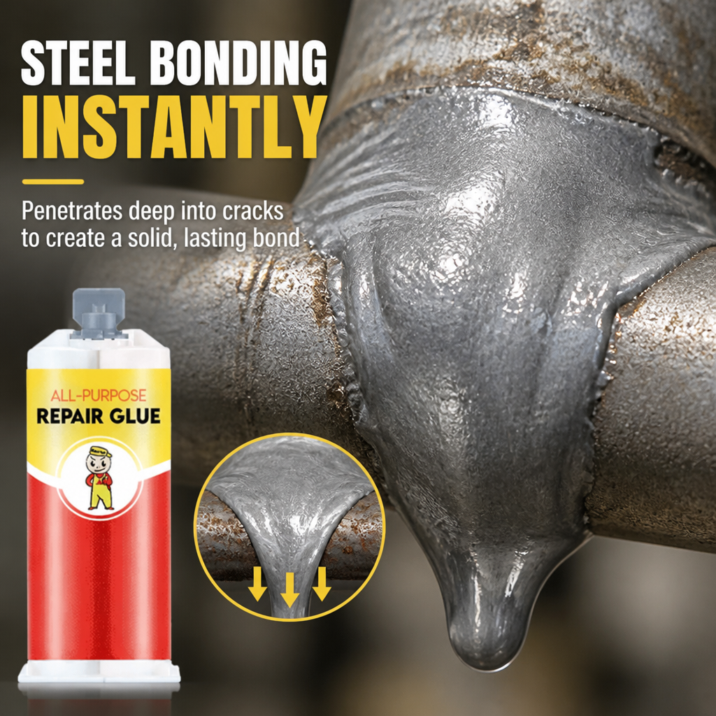 SteelBond | Erwecken Sie beschädigtes Metall mit sofortiger, unzerbrechlicher Festigkeit wieder zum Leben | ribuella
