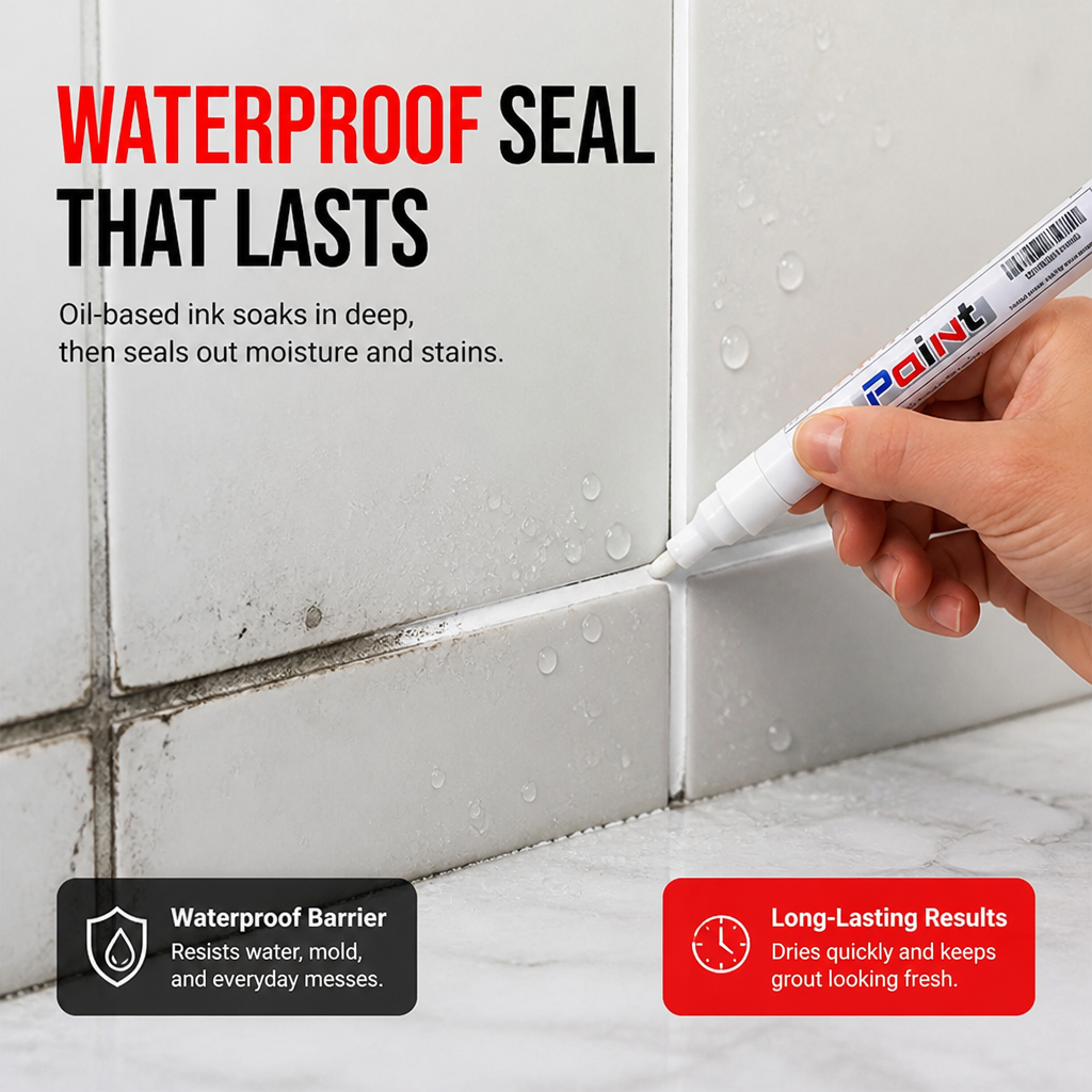 RevitaLine | Instantly Bring Your Grout Back to Life with Waterproof Precision | ribuella