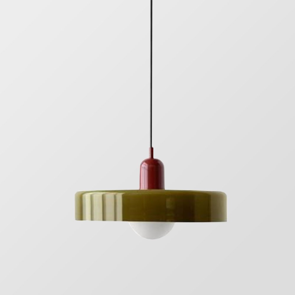 Moderne gekleurde plafondhanglamp, artistieke hanglamp
