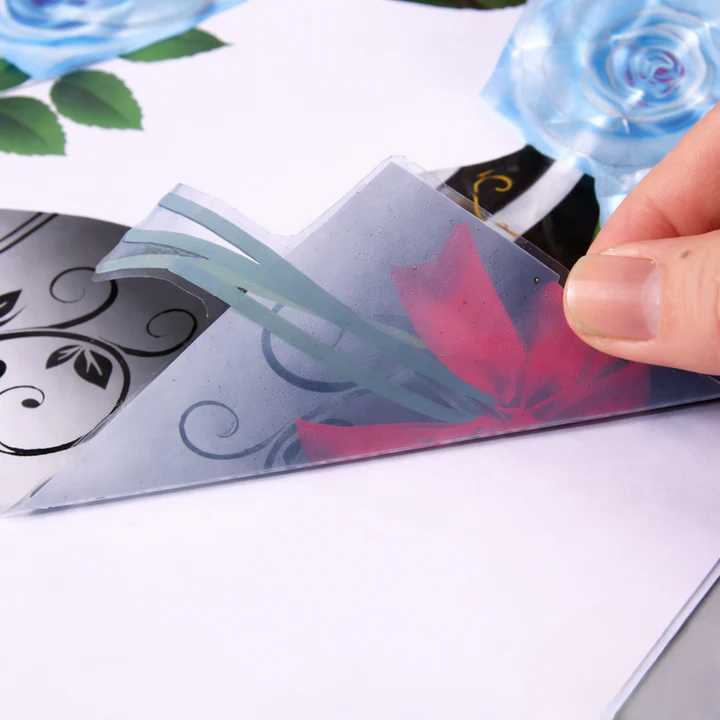 Decoração de parede autocolante com autocolantes de flores e borboletas | ribuella