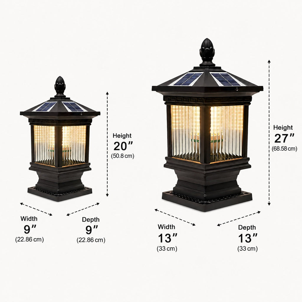 Modern Solar Garden Light Wall Mounted Die-Cast Aluminum Adjustable Dimmable LED Waterproof | ribuella