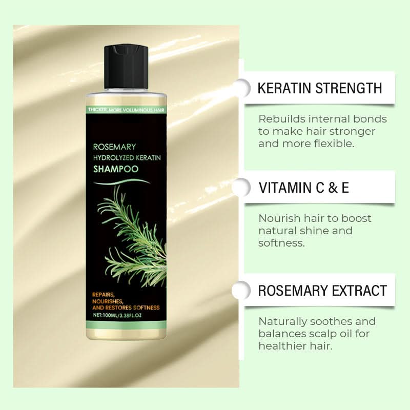 RevitaVibe Keratin Boost Shampoo | Unlock Thicker, Stronger Hair That Commands Attention | ribuella