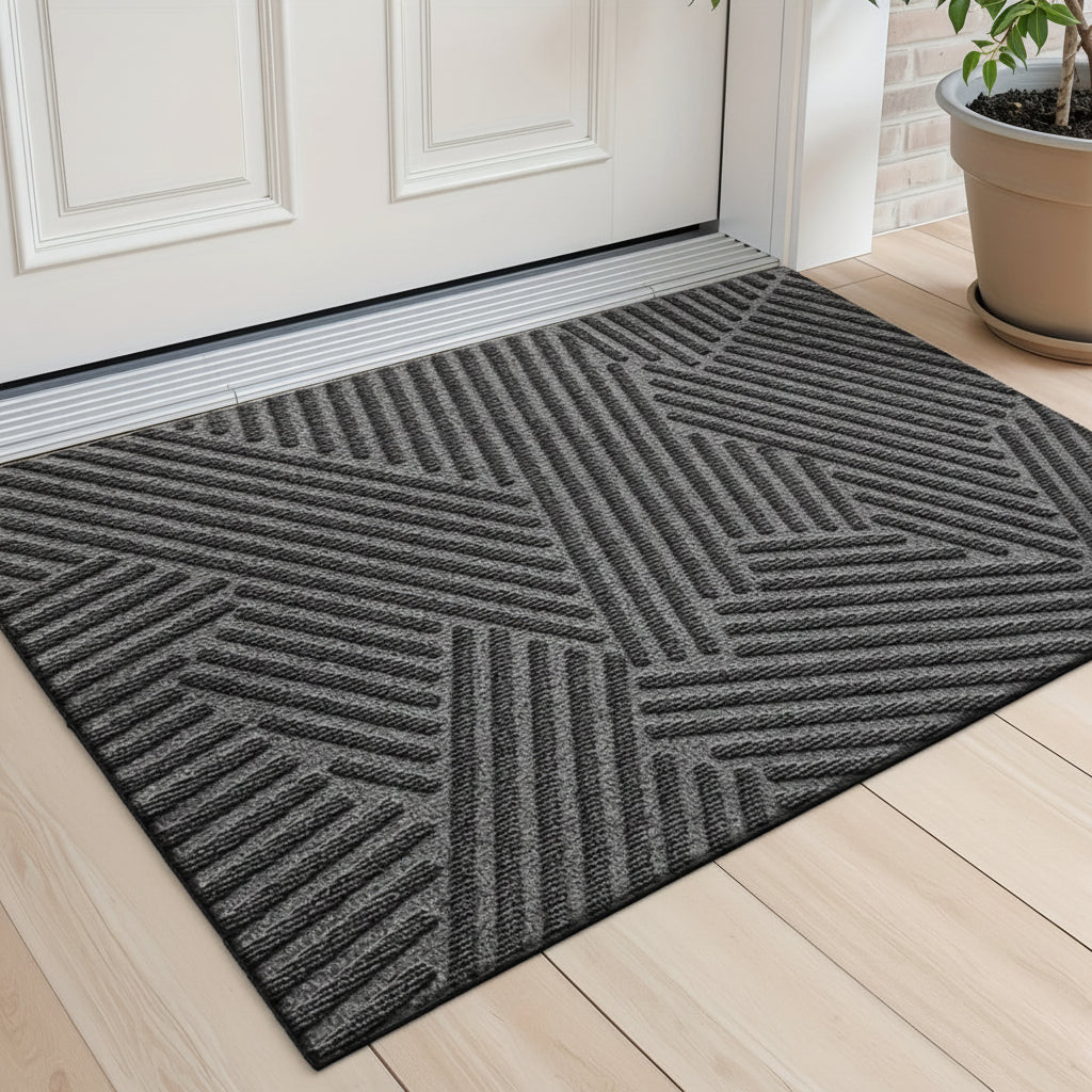 Stylish Non-Slip Geometric Entryway Mat for Your Home | ribuella