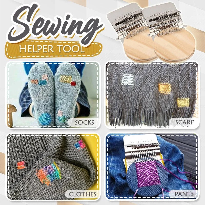 StitchCraft Mini Loom - Erwecke deine Kleidung sofort mit atemberaubender, entspannter Kreativität zu neuem Leben | ribuella
