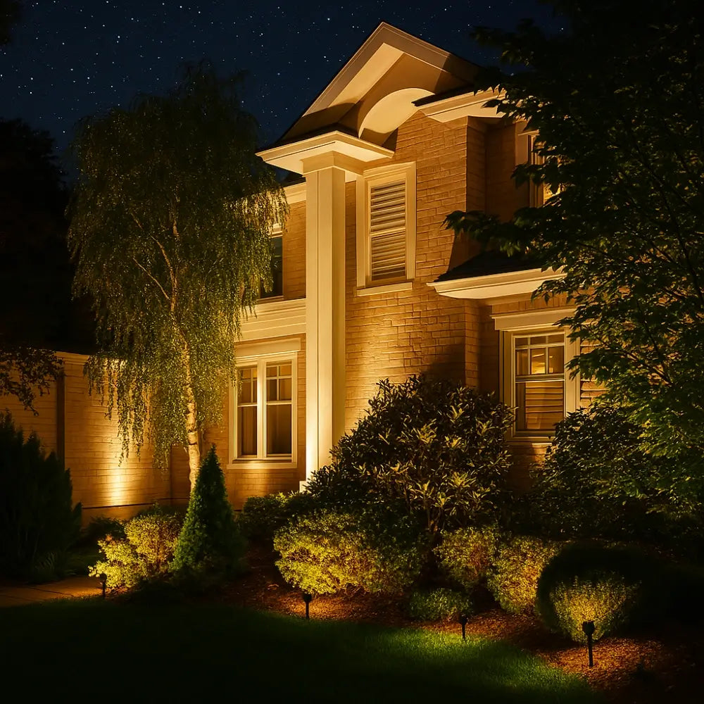 Weather Resistant Solar LED Floodlight Adjustable Garden Spotlight