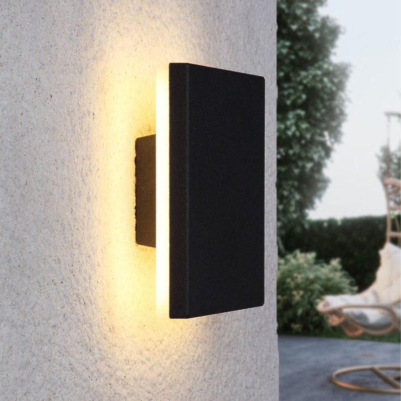 Lampă de perete LED pentru exterior, aplică cu iluminare dublă în sus și în jos