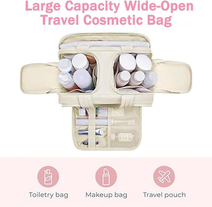 Ultimate 4-Compartment Travel Toiletry Organizer for Women | ribuella