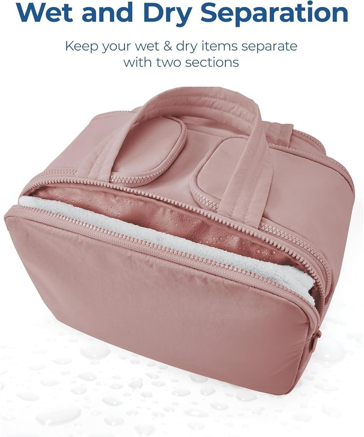 Ultimate 4-Compartment Travel Toiletry Organizer for Women | ribuella