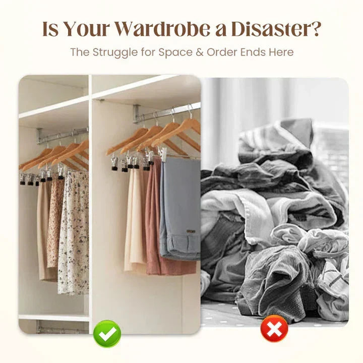 Set of Wooden Hangers – Two Hangers Included per Pack | ribuella