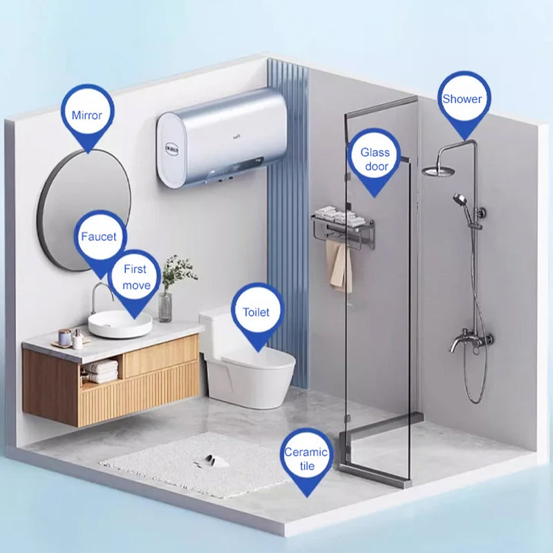 Scented Toilet Cleaning Gel - Adhesive Gel Formula - Precise Nozzle - ForestFresh | ribuella