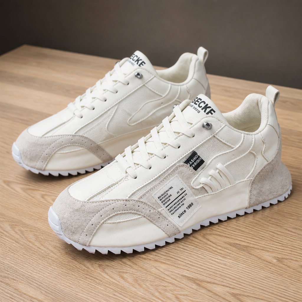 StridePro – Heritage Retro Runner Sneakers with Mesh & Suede Blend | ribuella