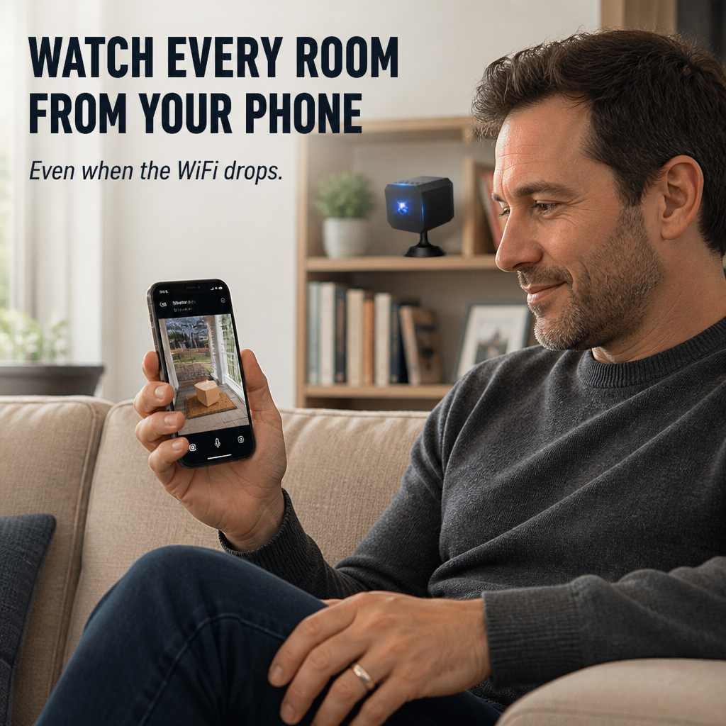 SecureVue - Monitor Every Room via Your Phone, Even Offline | ribuella