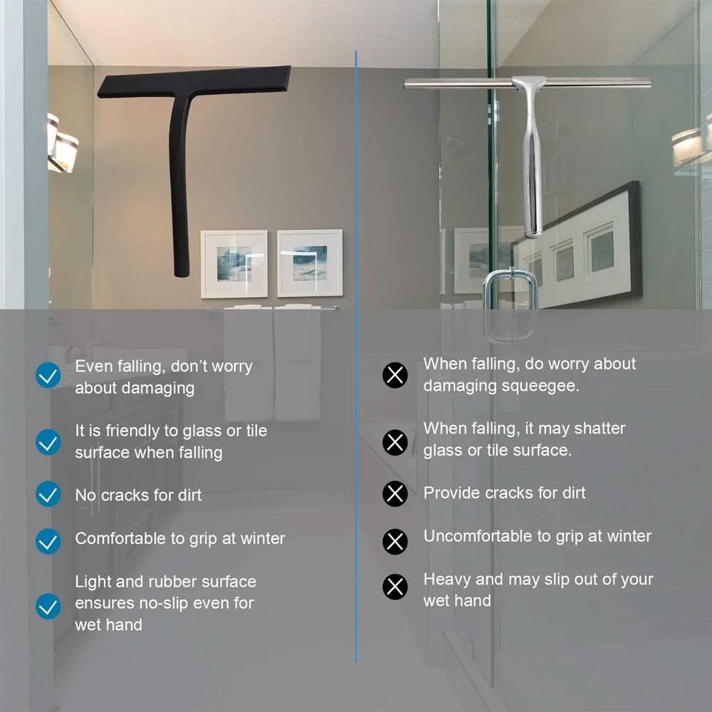 Silicone Shower Squeegee for Streak-Free Cleaning | ribuella