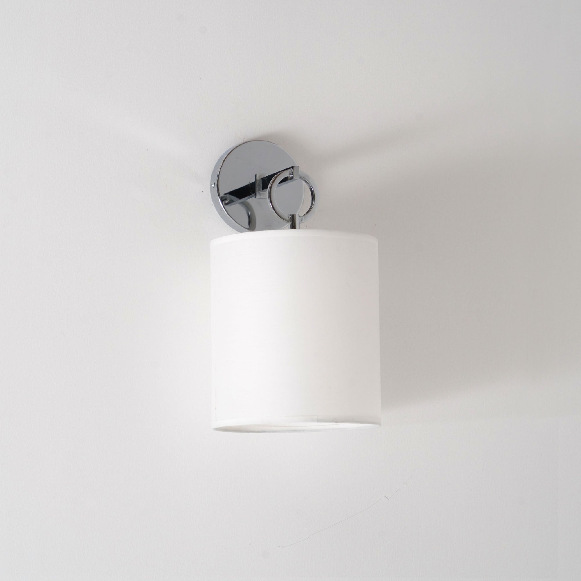 Full Circle Wall Sconce, Sculptural Ring Shade, Soft Ambient Lighting