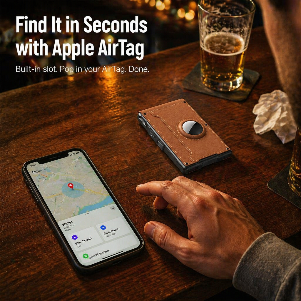 StealthEdge | خفّف ما تحمله، وأوقف سرقة RFID، وحدد موقعه باستخدام AirTag | ribuella