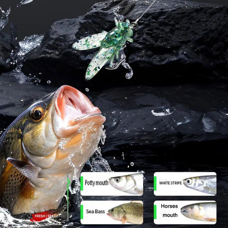 RipSnap | 抗いがたいリアルな動きで魚を素早く引き寄せ、毎回バケツをいっぱいにする | ribuella