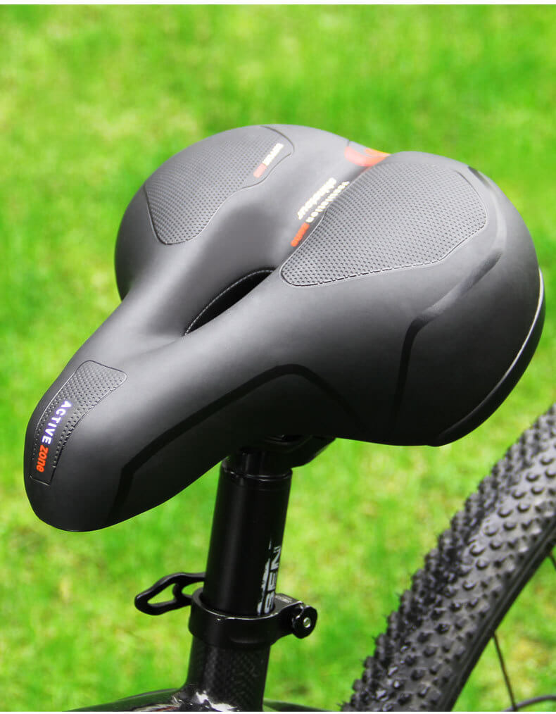 Asiento de bicicleta amortiguador con ventilación y diseño ergonómico | ribuella