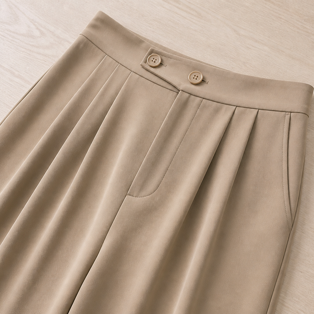 VelaCurve – High-Waist Wide-Leg Plus Size Pants with Wrinkle-Free Stretch | ribuella