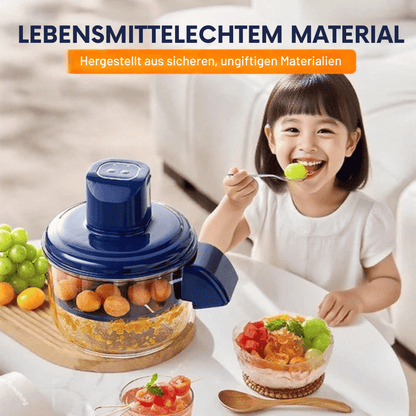 USB Rechargeable Electric Chopper with Five Blades | ribuella
