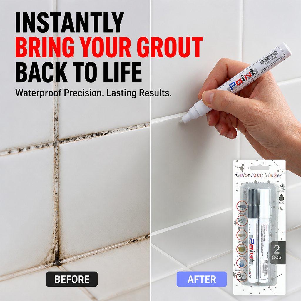 RevitaLine | Instantly Bring Your Grout Back to Life with Waterproof Precision | ribuella