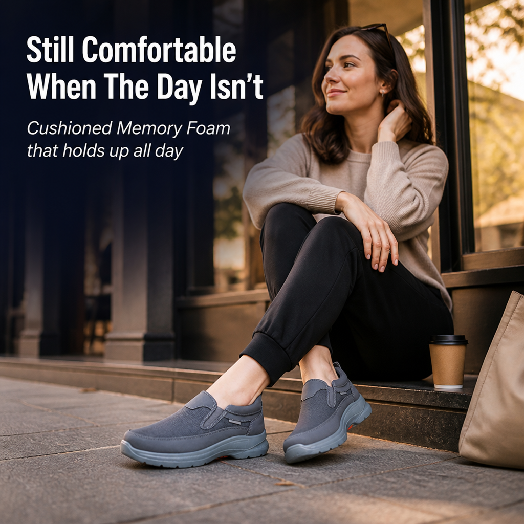 StrideEase | Slip Into All-Day Energy and Freedom from Foot Pain | ribuella