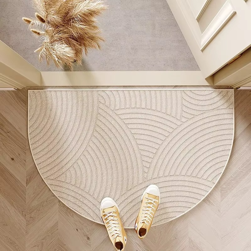 Stylish Half-Moon Entry Mat – Slip-Resistant Welcome Mat for Home | ribuella