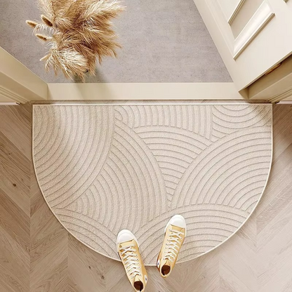 Stylish Half-Moon Entry Mat – Slip-Resistant Welcome Mat for Home | ribuella