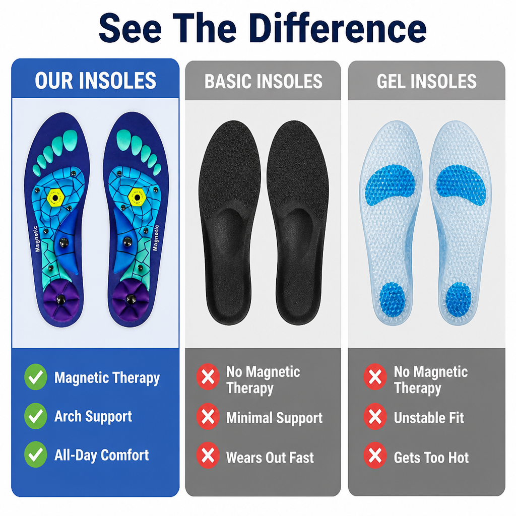 StridePulse Insoles | Unlock All-Day Energy and Pain-Free Steps | ribuella
