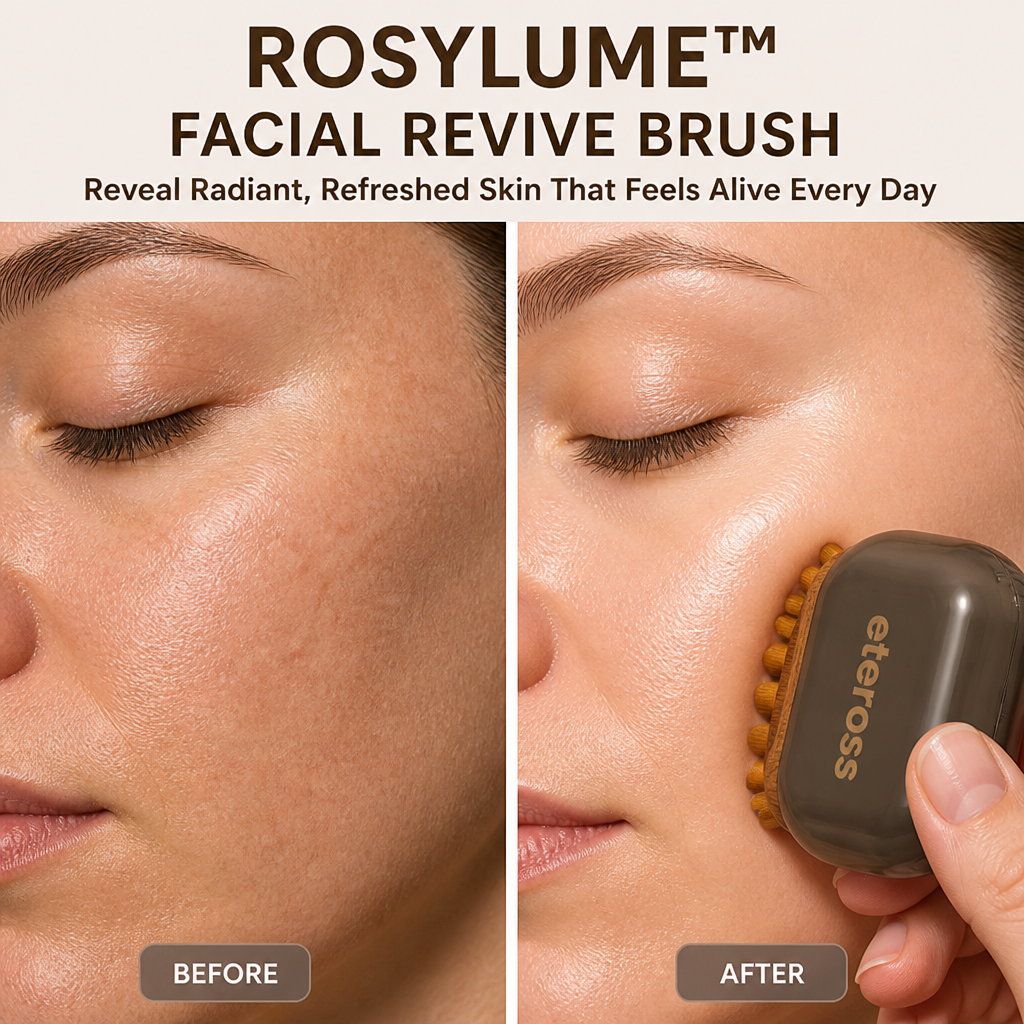 Rosylume Facial Revive Brush | Reveal Radiant, Refreshed Skin That Feels Alive Every Day | ribuella