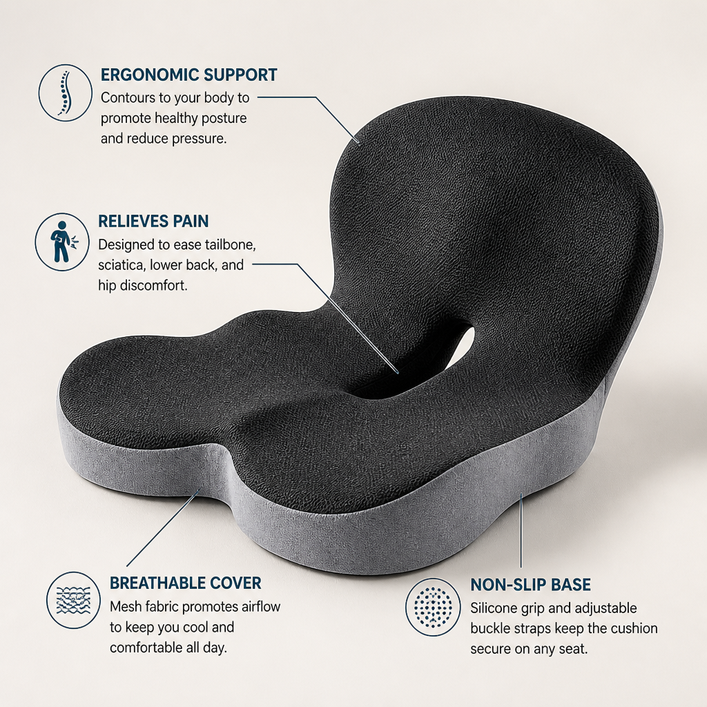 RevitaSit | Finally Sit Pain-Free and Energized All Day Long | ribuella