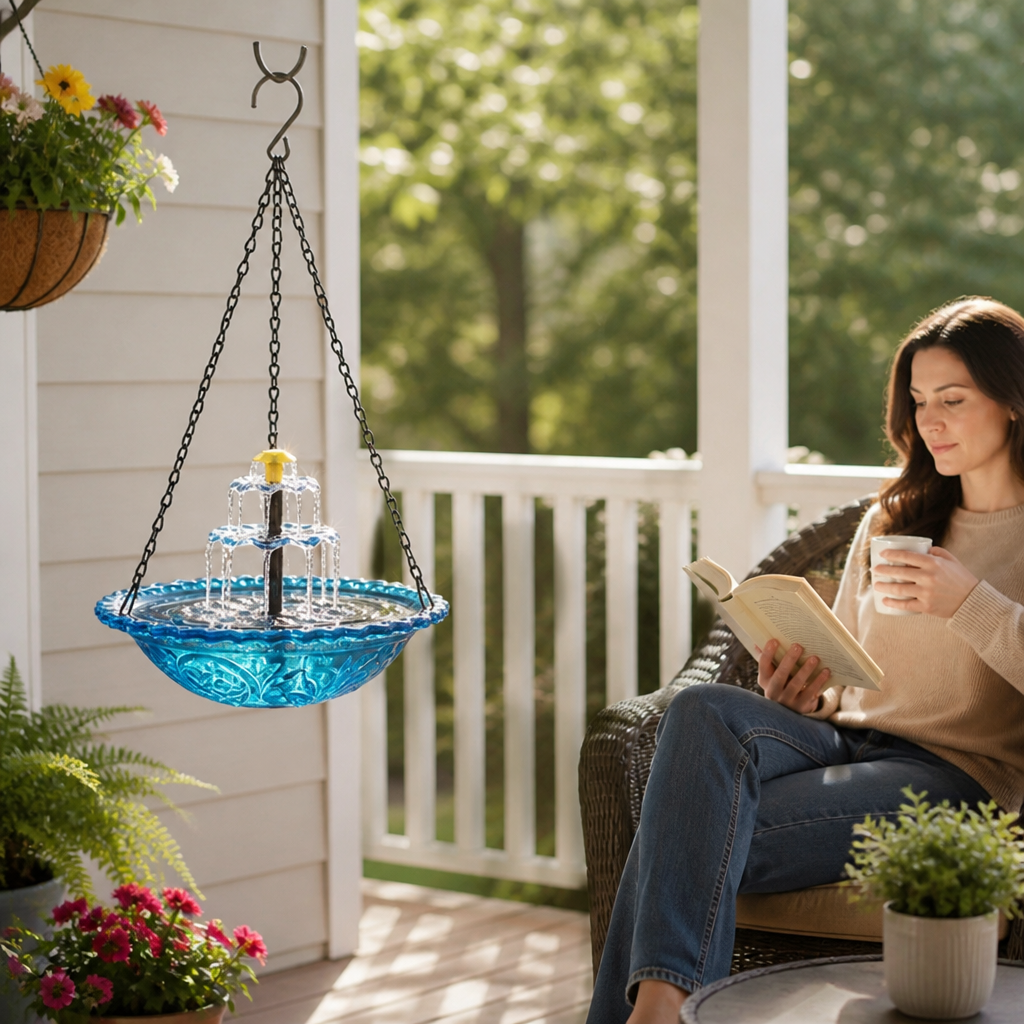 SunStream | Transform Your Garden into a Soothing Sanctuary of Sunlit Water and Wildlife | ribuella