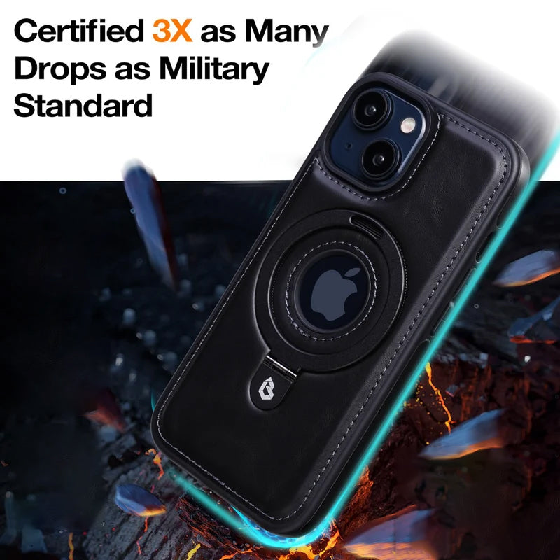 Classic Slim Phone Case Integrated Kickstand Protective Shell