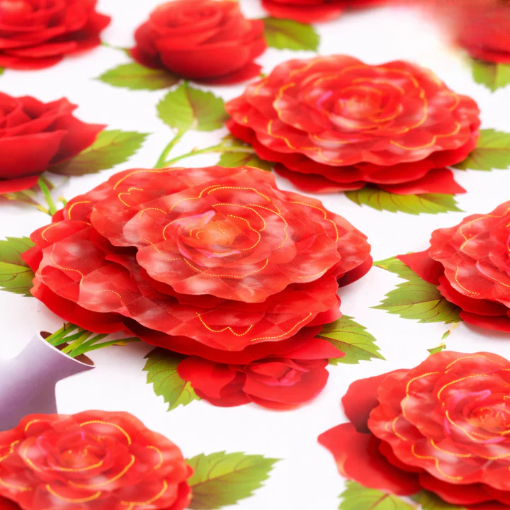 Selvklebende veggdekor med blomster- og sommerfuglklistremerker | ribuella