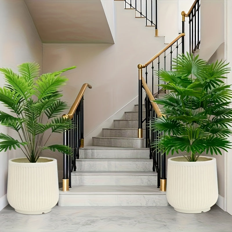Stylish Indoor Planter Duo for Chic Home Decor | ribuella