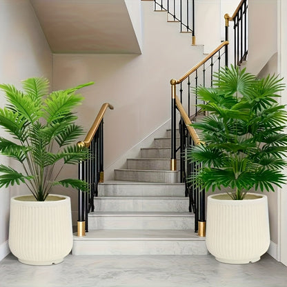 Stylish Indoor Planter Duo for Chic Home Decor | ribuella