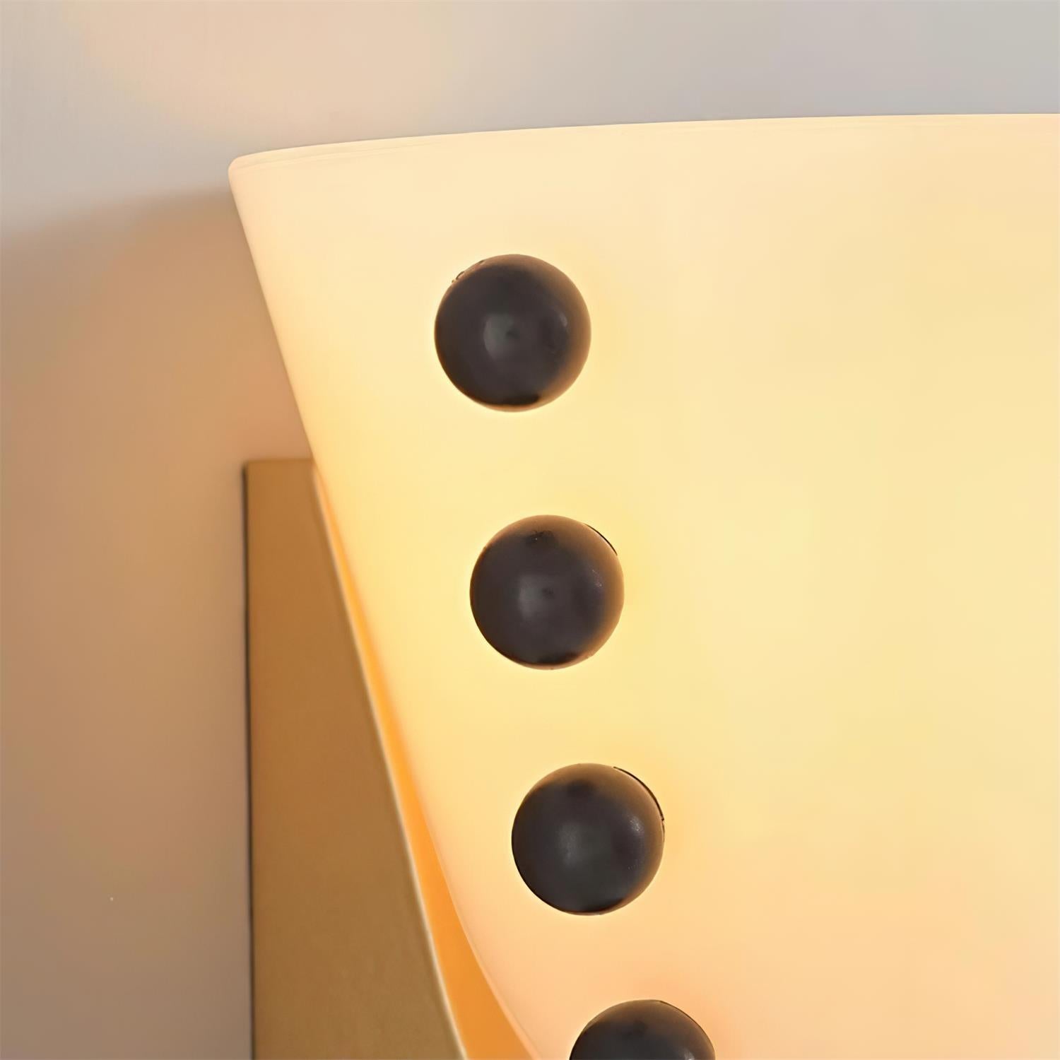 Gemma Asymmetrical Layered Shade Wall Lamp Sculptural Profile