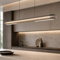 Moderne lineare Pendelleuchte, längenverstellbare Metall-LED-Leuchte für Esszimmer und Wohnbereich | ribuella
