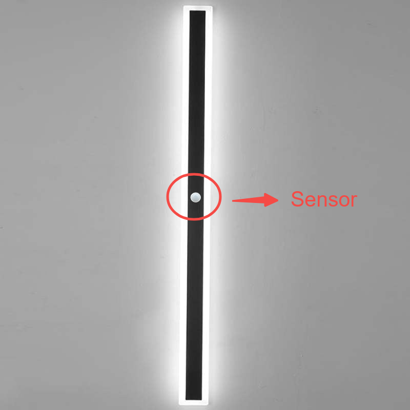 Vynn Linear Outdoor Wall Lamp, Matte Black Garden Light