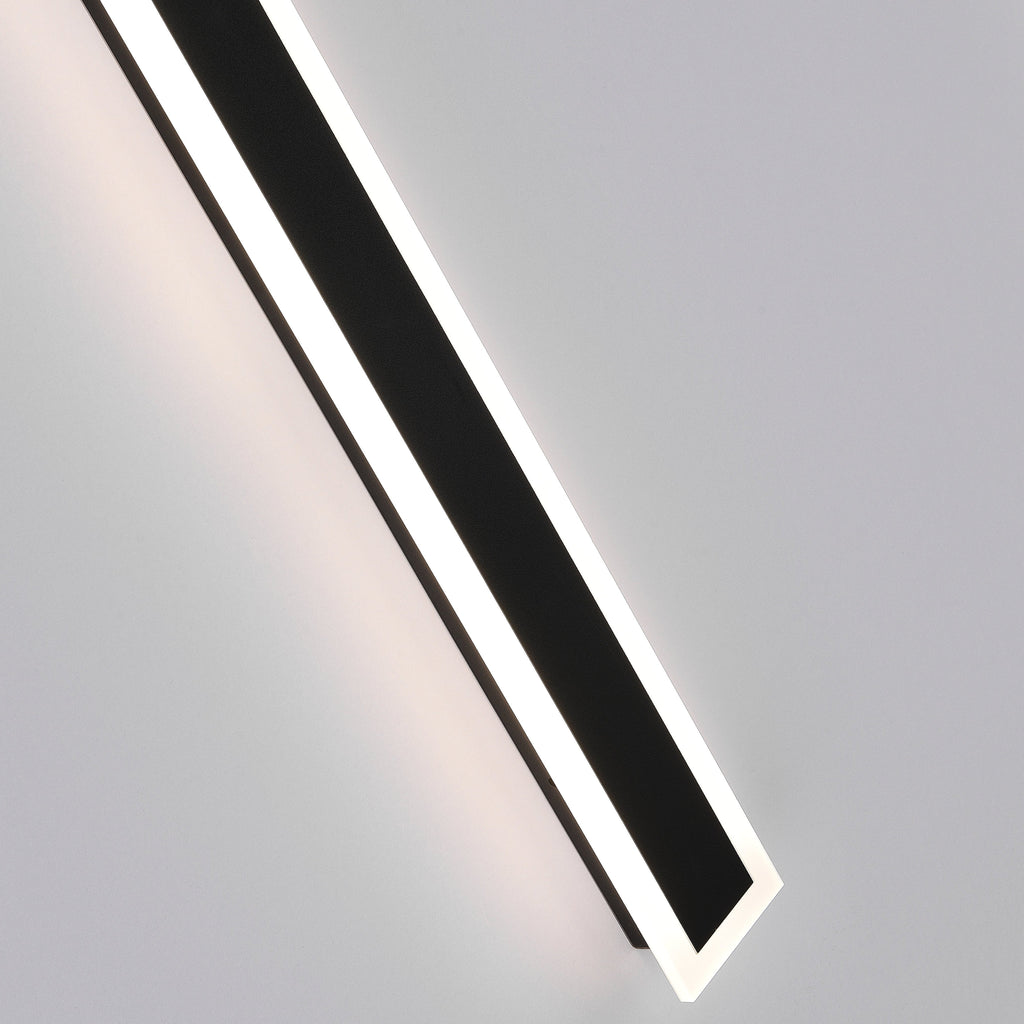 Vynn Linear Outdoor Wall Lamp, Matte Black Garden Light