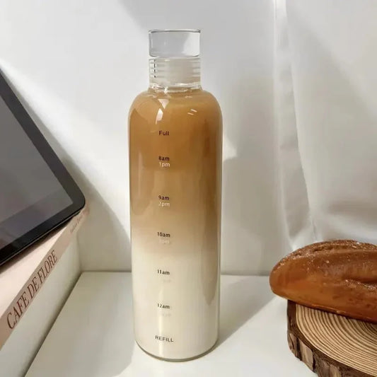 Time-Marked Water Bottle for Hydration Tracking | ribuella