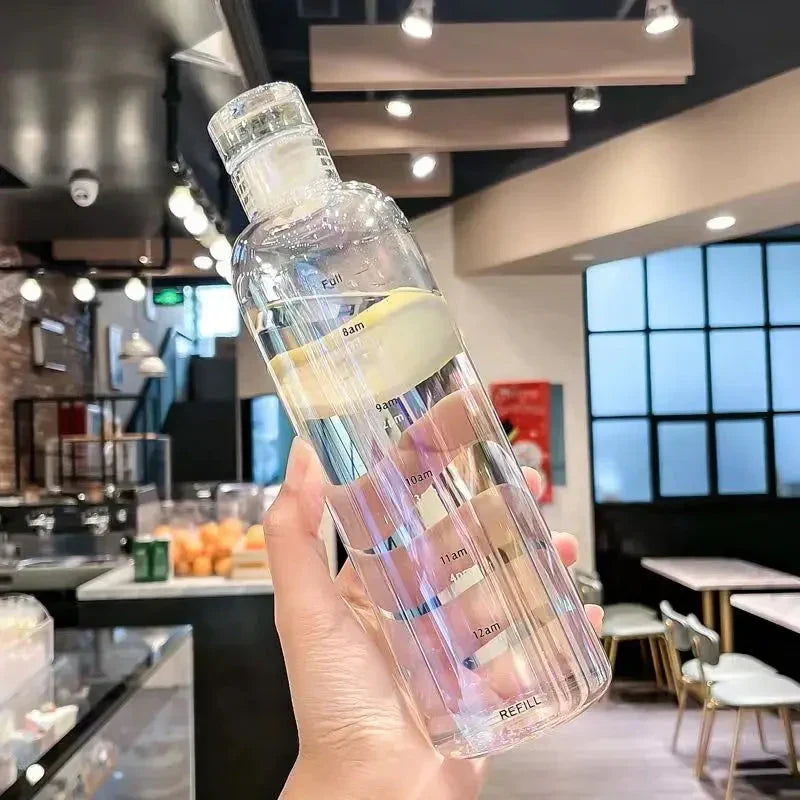 Time-Marked Water Bottle for Hydration Tracking | ribuella