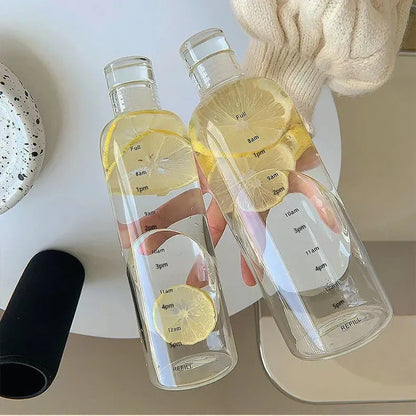 Time-Marked Water Bottle for Hydration Tracking | ribuella